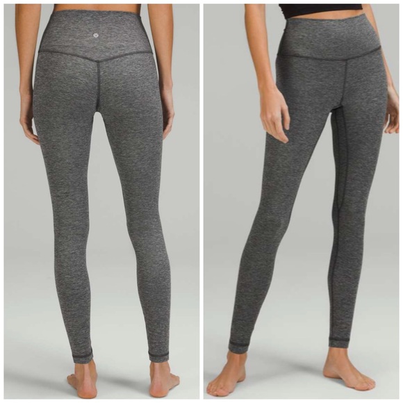 lululemon athletica Pants - Lululemon Align High-Rise Pant 28"Heathered Graphite Grey size 4 NWT LEGGINGS